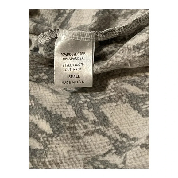 Oddy Jumpsuit - Snake Print, Halter Top, Size Small - Picture 2 of 5